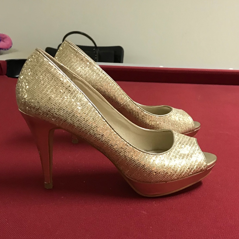 Gold heels